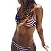 Trajes de Baño Bikini Mujeres de la Bandera Americana Dos Cuartos Trajes de Baño Piezas Trajes de Baño Tankinis Conjunto de Pantalones Cortos de Baño Hombre, azul, XL