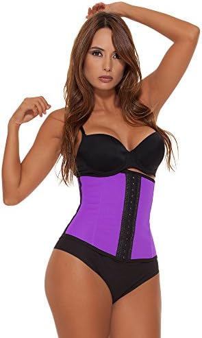 Colombian Shapewear Women's Waist Trainer Cincher Faja Colombiana Large Purple