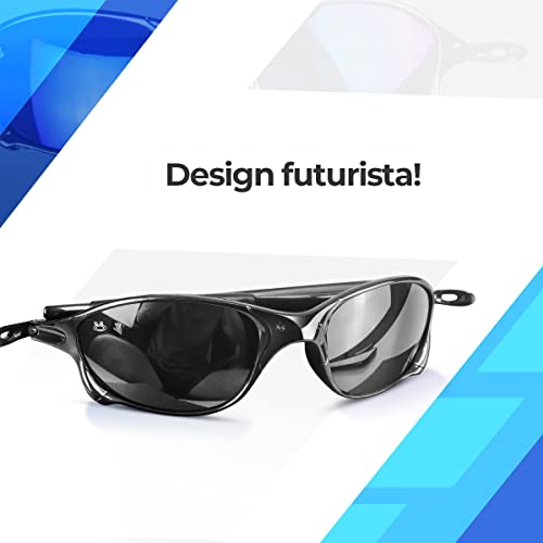 Oculos de Sol, Juliet, Lupa do Vilão, Espelhado, Mandrake, Polarizada, Proteção UV, Casual, Acetato