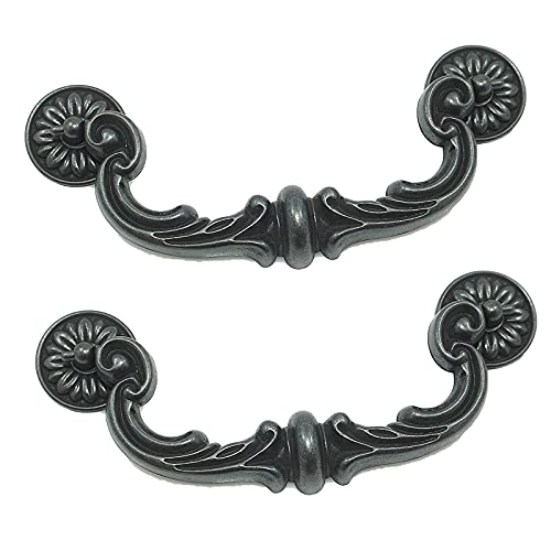 Commode poignée tiroir au style antique bronze noir pour la maison