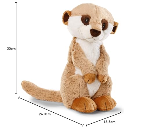 NICI Kuscheltier Erdmännchen 30 cm – Erdmännchen Plüschtier für Mädchen, Jungen & Babys – Flauschiges Stofftier Erdmännchen zum Kuscheln, Spielen und Schlafen – Gemütliches Schmusetier – 45850