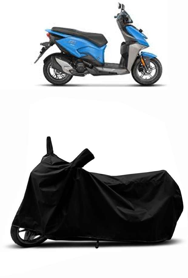Image of Heavy Duty Waterproof Scooty & Bike Cover for Hero xoom 110 - UV Resistant, Dustproof & Rain Protection, All-Weather Outdoor Cover for Bikes & Scooty with Buckle Straps