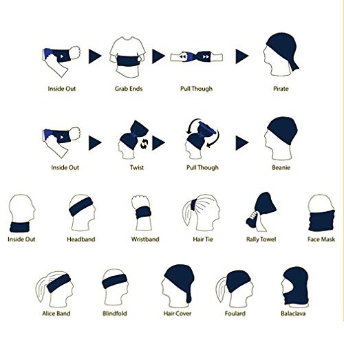 Eleven Multifuncional Headwear Unisex Bufanda de Alta Resistencia para Esquí 5