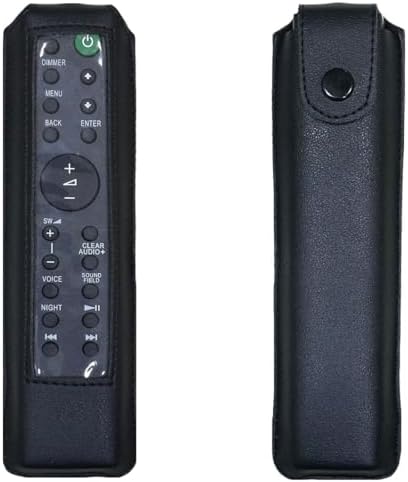 Zaoma Protective Case PU Leather Cover Holder Compatible for Remote No.RMT-AH200U Remote Control Compatible for Sony Home Theatre System and Sound Bar (Black)