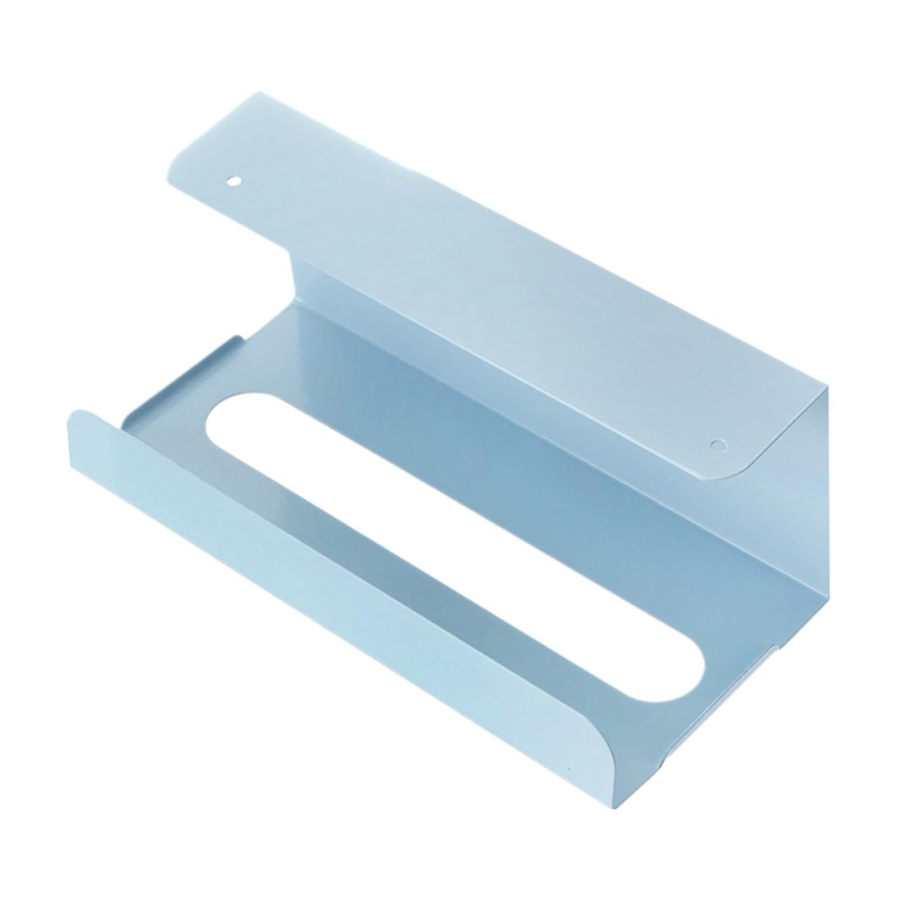 Soporte para papel higiénico de hierro azul sin perforaciones PRETYZOOM