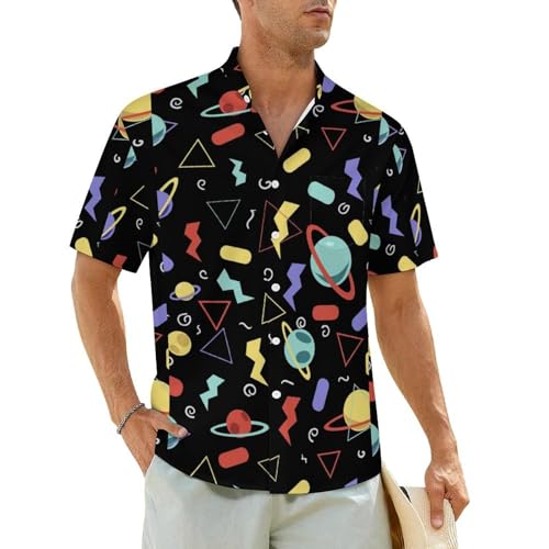 Amazon.com: FULAOER Arcade Carpet Men's Stand Collar Shirt Summer