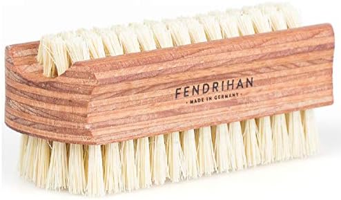 Fendrihan Dual Sided Wood Nail Brush with Sisal Bristles 3.7" (Made in Germany)