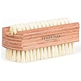 Fendrihan Dual Sided Wood Nail Brush with Sisal Bristles 3.7' (Made in Germany)