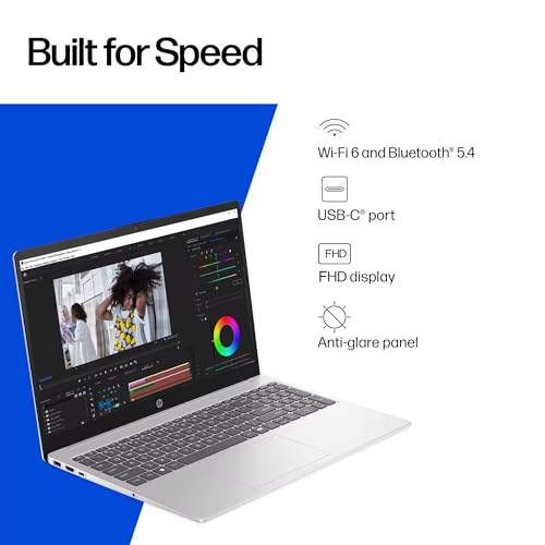 HP 15.6" FHD Laptop con Intel Core i3-N305, 32GB RAM, 1TB SSD miniatura 4