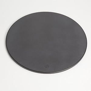 PIZZA STONE, BLACK, ROUND, 16″ DIA.