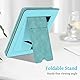Fintie Hülle für 6 Zoll Kindle (11. Generation) – 2024/2022, Kickstand Schutzhülle mit Handschlaufe und Auto Sleep/Wake für Kindle Basic 2024, Jeansoptik Türkis