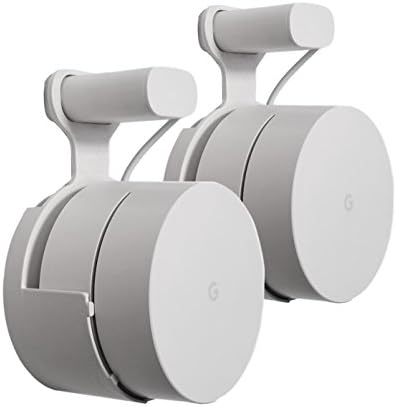 Google WiFi Outlet Mount | Original Rectangular Plug (Not Round Plug) | 2-Pack