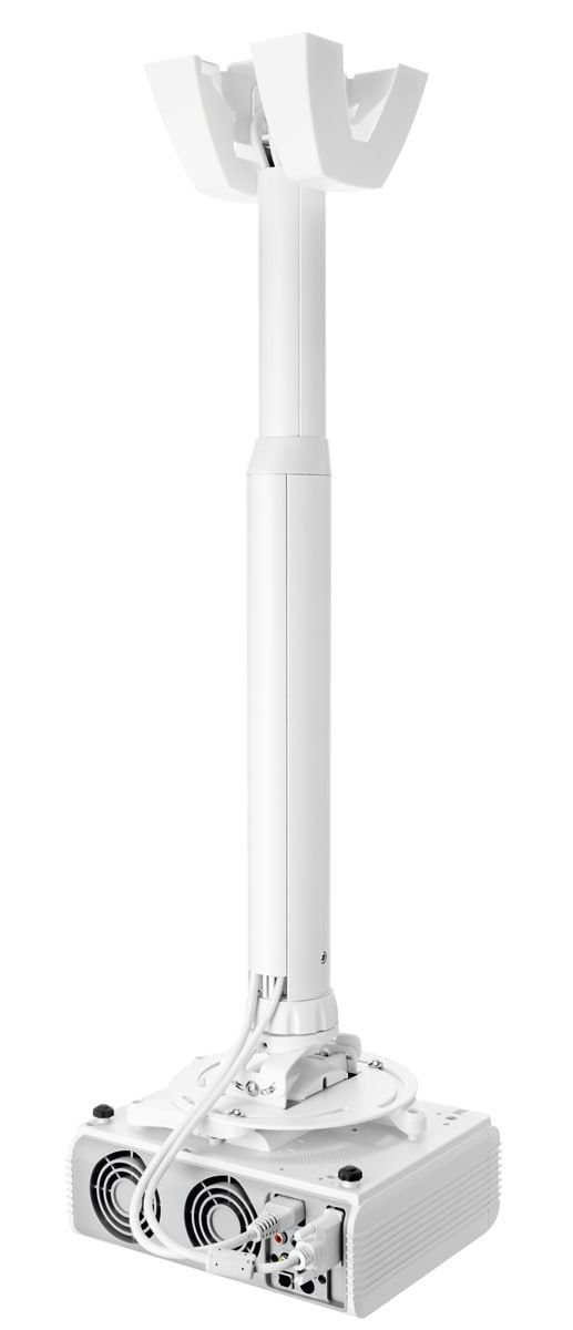 Vogel's PPC 1555 Support Plafond pour vidéoprojecteur Réglage Fin/Inclinable +/-15° Blanc