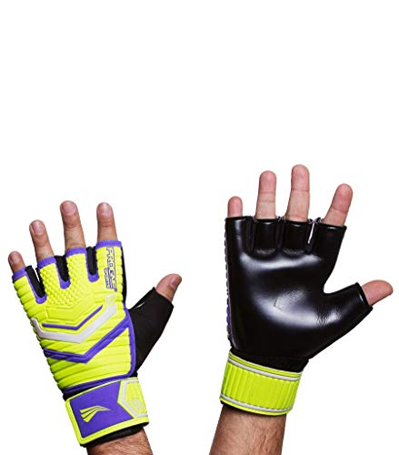 PROGNE SPORTS REF 1080 Luva de Futebol para Goleiro, P, Amarela