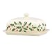 Lenox Holiday Covered Butter,Ivory
