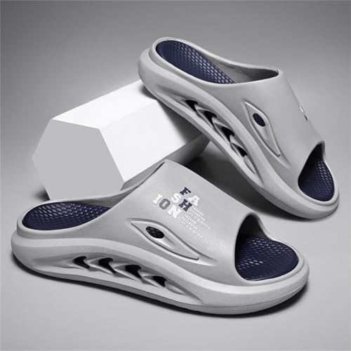 GSLMOLN Slippers Slides for Men, Non-Slip Cloud Slides House Bedroom Shoes Shower Quick Drying Sandals Indoor and Outdoor4