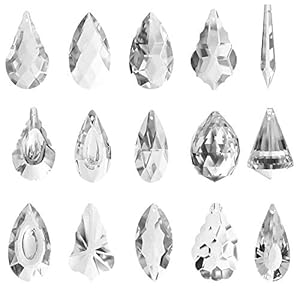 Hangende Kristallen Hanger, 15 Stuks Kristallen Prisma Bolvormige Hanger, Hangende Glazen Prisma’s voor…