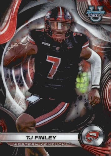 2024 Bowman's Best University #63 TJ Finley Western Kentucky Football Card - Sportscard Superstore