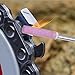 PATIKIL 32 Pcs Diamond Chainsaw Sharpener 3/16 Inch High Hardness Sharpening Stone Polishing Chainsaw Sharpening Kit Grinding File Tool for Chain Saw Stone Jewelry Wood, Pink(4.8mm)