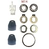 E-Bike Hub Motor Nuts, Bike Safety Washers, 14mm Shaft Screw Cap Washer/Spacer/Nut Cover Electric Bike Hub Lock (14mm) #1