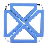 SILICONA AISLADA: el soporte para ollas está diseñado con silicona aislada, silicona suave, evita resbalones y aislamiento térmico, flexible se puede expandir o mering.
