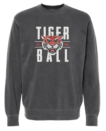 Bowlerstore Products Tigerball Unisex Crewneck - Pepper Gray Small
