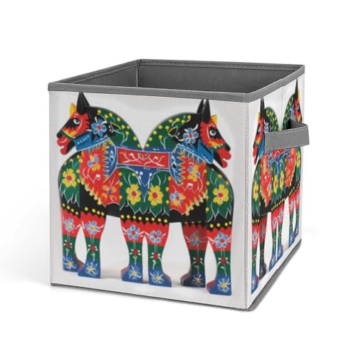 Cubes de rangement pliables pour dressing ordonné au style Dala