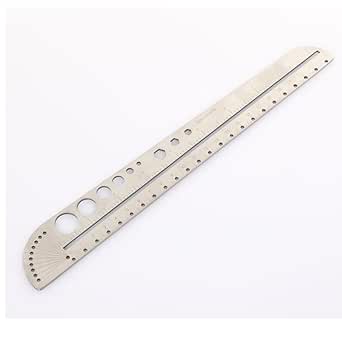 tooloflife Stainless Steel Multifunctional Protractor with Spring Latch ...