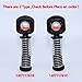 Gear Selector Shift Shifter Cable End Catch Pair 1J0711761B 1J0711761C Fit for VW Polo Jetta Golf for Audi A1 A3 TT B6 B7 Manual Gearbox Shift Linkage Repair Kit Bowden Cable Fix Adjuster