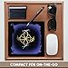 3dRose LLC 8 x 8 x 0.25 Inches Mouse Pad, Gold Celtic Knot with Butterflies and Dragonflies (mp_63363_1)