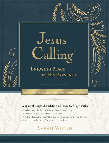Image of Jesus Calling, Commemorative Edition: Enjoying Peace in His Presence (A 365-Day Devotional, Includes 12 Bonus Devotions and 12 Letters from the Author)