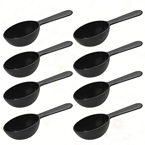 Doitool 24Pcs Coffee Measuring Scoop Black Plastic Coffee Scoop Tablespoon For Coffee, Tea, Spices And Milk Powder #TOP19
