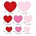 XGATML Honbeanify BLUU Valentines Day Heart Decorations Removable Heart Decals for Floor, Wall, Windows 3