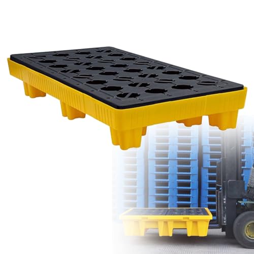 Plateforme de rétention des déversements modulaire et empilable pour fûts industriels - 2