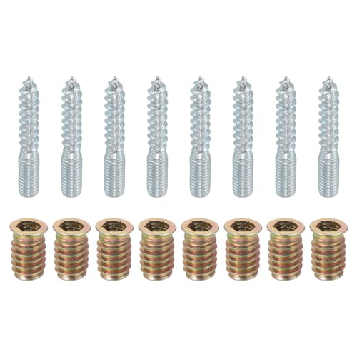 Uxcell A24010900UX0338 M8X50Mm Hanger Bolts cover