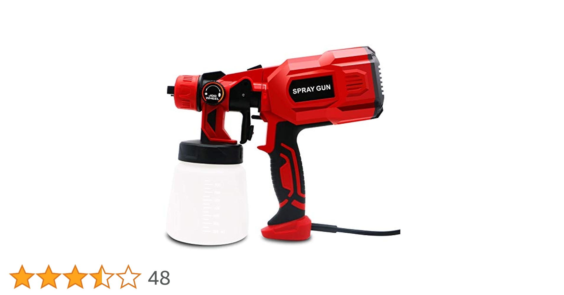 Amazon | 電動スプレーガン 塗装スプレー 噴射量調節可能 電気
