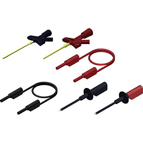 Preisvergleich Produktbild SKS Hirschmann PMS 1600 Sicherheits-Messleitungs-Set [ - ] 1.00m Rot / Schwarz