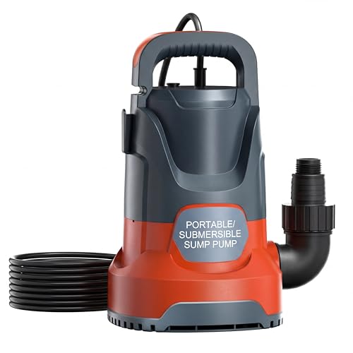 Image of Sump Pump Submersible 1HP 3700GPH