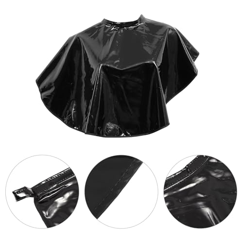 Capa impermeable para corte de cabello con tela antiestática miniatura 5