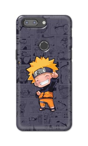Image of PRINTFIDAA Printed Hard Back Cover Case for OnePlus 5T Back Cover (Famous Anime Cartoon Character) -112