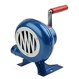 Ventilador Manual De Ventilador De Palomitas De Maíz Iron Gear - Manivela Herrero Forja Soplador, Que Cocina El Ventilador Manual, Aspa De Ventilador De Metal(80W)