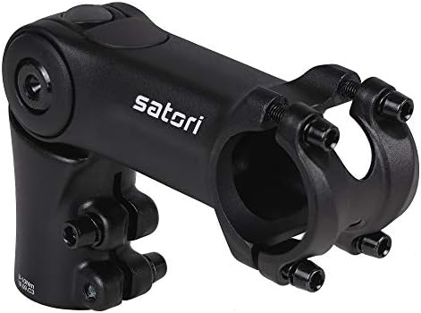 Satori UP3 Bike Bicycle Riser Extension Adjustable Handlebar Stem 1-1/8" x 31.8mm x 65mm - Great for Mountain Bike & Road Bike - 3D Forged Alloy