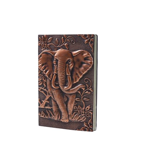 SHAOMABA Capture Your Journey in a 3D Elephant Vintage Notebook