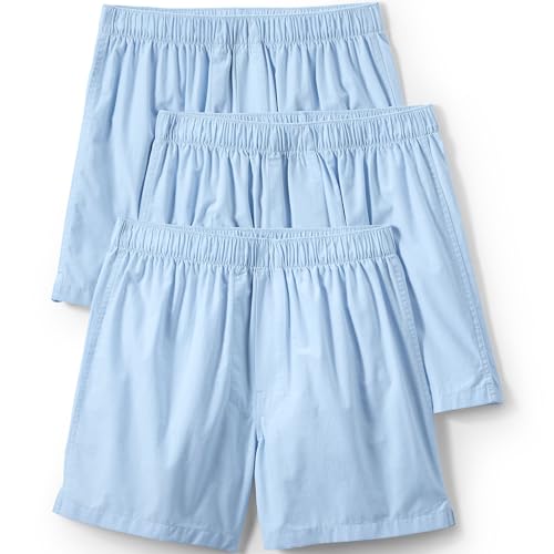 Lands' End Men's Poplin Boxers (3-pack)3