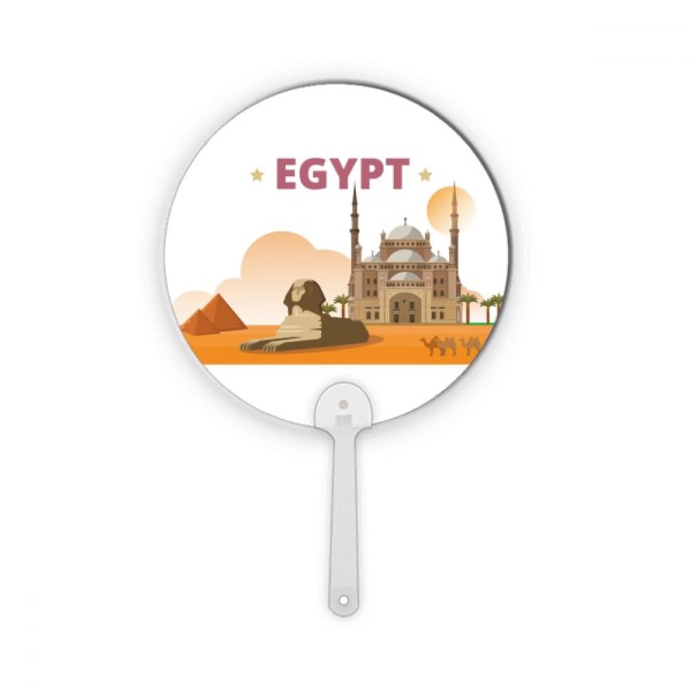 Plastique rond pyramide Sphinx Égypte pour une décoration intérieure stable