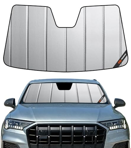 Pigenius Windshield Sunshade for Audi Q7/SQ7 2020-2026 Front Window Sun Shade - Safeguard