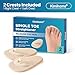 Kimihome Toe Straighteners – 2-Pair Toe Aligners Gently Realign Crooked, Overlapping & Hammer Toes, Flexible Design for All-Day Comfort & Discreet Wear