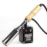 Heißprägemaschine – Handgerät mit LCD-Digitalanzeige, einstellbare Temperatur 0–400 ℃ für Leder- und Holzmarkierung