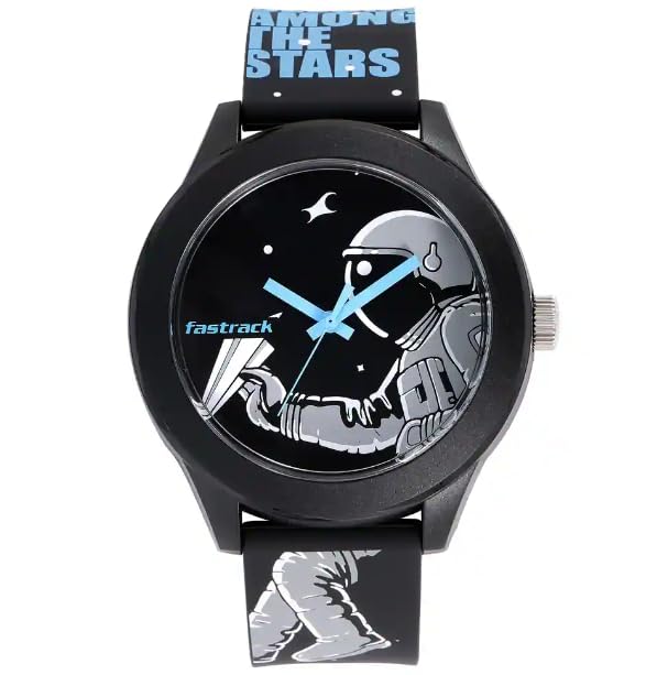 Fastrack Space Rover Image: Embrace The Full Picture Unisex Black dial Watch-NS38003PP26 (B099WM26T7) Amazon Price History, Amazon Price Tracker