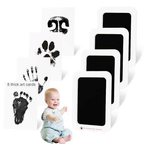 echosari Inkless Baby Hand & Footprint Kit 4 Pack 8